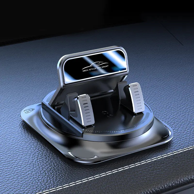 【Toolupgrade】Car Phone Holder - 360-Degree Rotatable Adjustable Holder, Suction Cup Fixed Non-Slip, Horizontal/Vertical Angle Adjustment, Car Accessory for Dashboard Navigation, Fit for Iphone & Android Auto, Vehicle & Phone & Auto Accessories