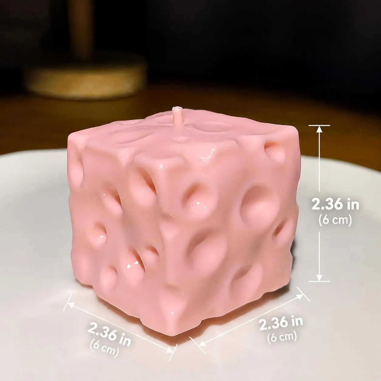 Fully Moldable Non-Rebound Cheese Squishy Toy - Pink & Yellow Petroleum Jelly-Filled Soft Gel Stress Ball, 6Cm/7Cm Jumbo Squishies Toys, Sensory Fidget Self Care Gadgets for ASMR Relaxation, Unique Relaxing Gifts