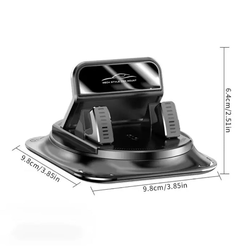 【Toolupgrade】Car Phone Holder - 360-Degree Rotatable Adjustable Holder, Suction Cup Fixed Non-Slip, Horizontal/Vertical Angle Adjustment, Car Accessory for Dashboard Navigation, Fit for Iphone & Android Auto, Vehicle & Phone & Auto Accessories